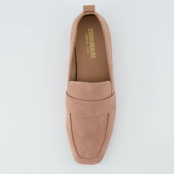 Cushionaire Mauve Vegan Suede Memory Foam Loafer 9.5 New in Box - Picture 2 of 7